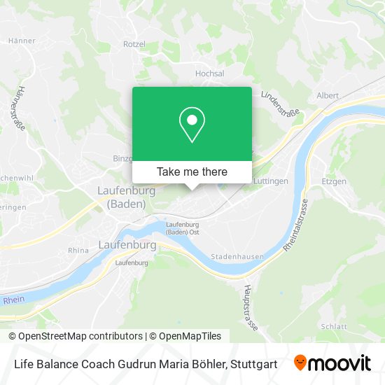 Life Balance Coach Gudrun Maria Böhler map