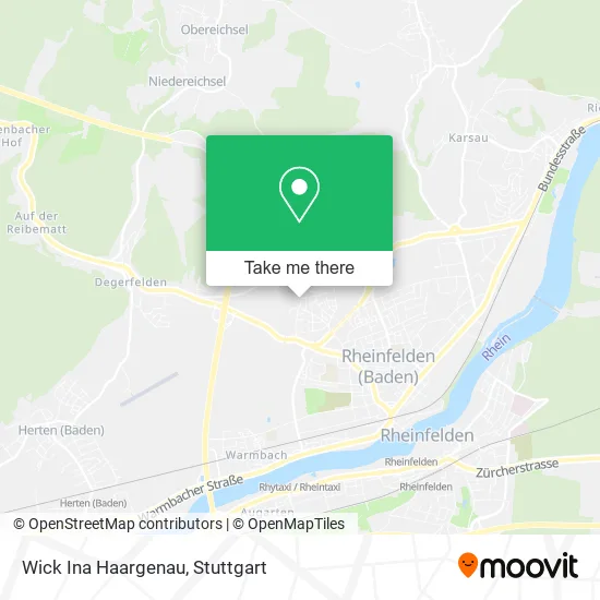 Карта Wick Ina Haargenau