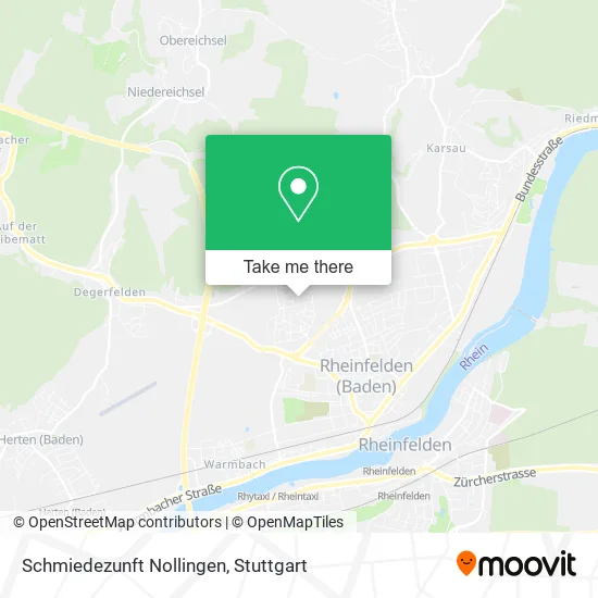 Карта Schmiedezunft Nollingen
