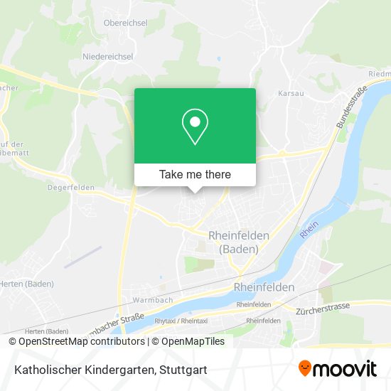 Katholischer Kindergarten map