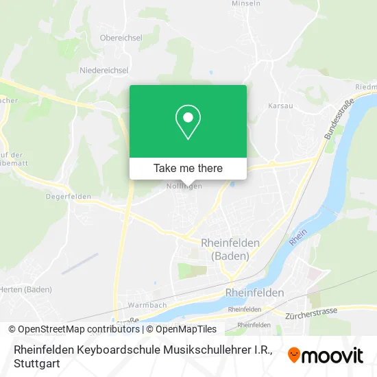 Карта Rheinfelden Keyboardschule Musikschullehrer I.R.
