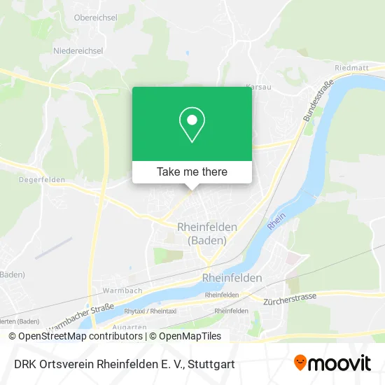 Карта DRK Ortsverein Rheinfelden E. V.