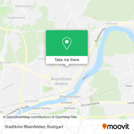 Карта Stadtkino Rheinfelden