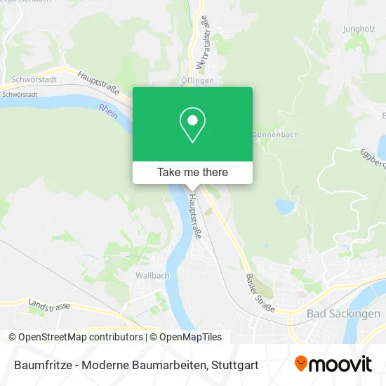 Карта Baumfritze - Moderne Baumarbeiten