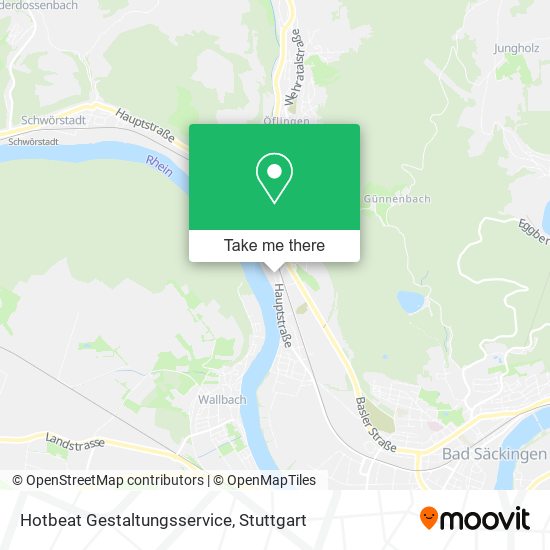 Hotbeat Gestaltungsservice map