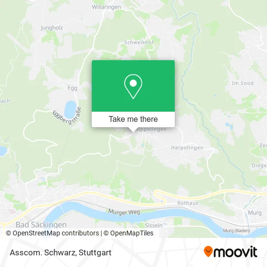 Карта Asscom. Schwarz