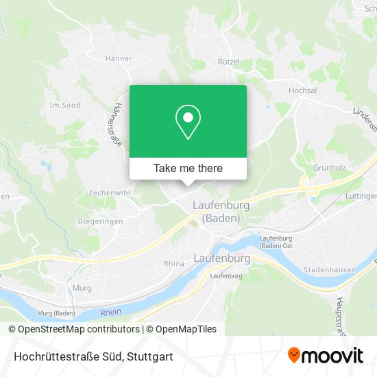 Hochrüttestraße Süd map