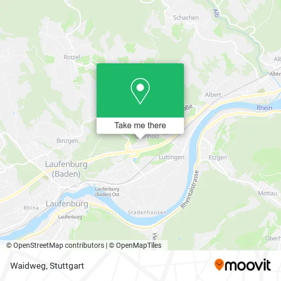 Карта Waidweg