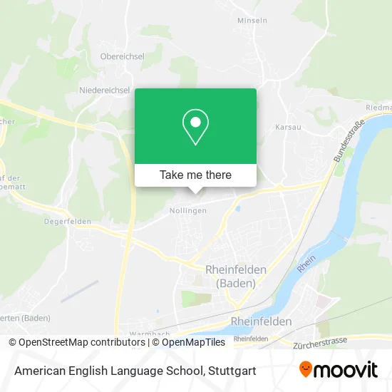 Карта American English Language School