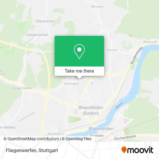 Карта Fliegenwerfen