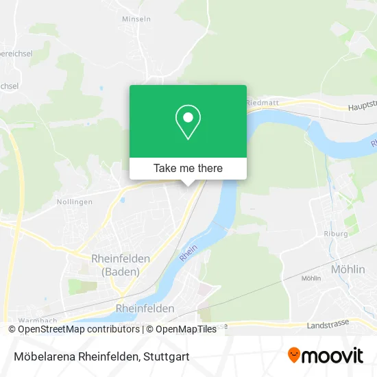 Карта Möbelarena Rheinfelden