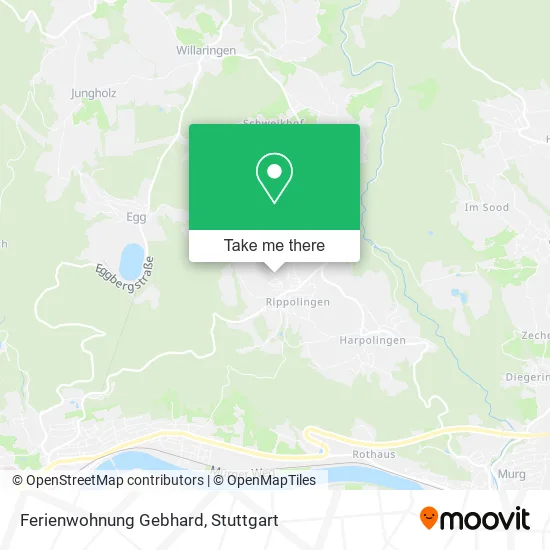 Карта Ferienwohnung Gebhard
