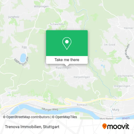 Карта Trenova Immobilien