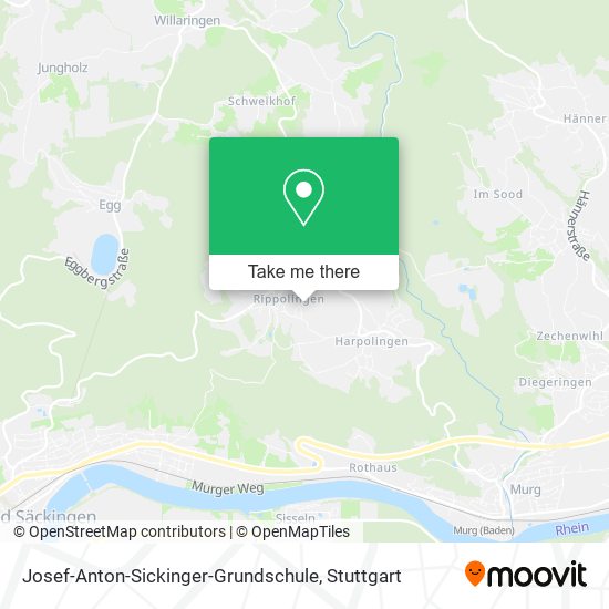 Josef-Anton-Sickinger-Grundschule map