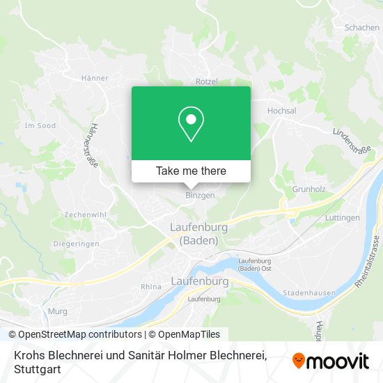 Krohs Blechnerei und Sanitär Holmer Blechnerei map