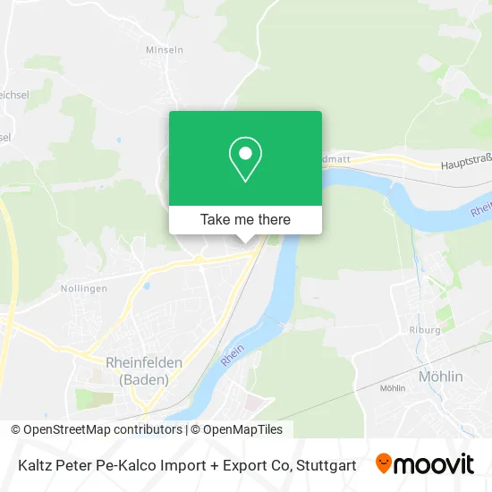 Карта Kaltz Peter Pe-Kalco Import + Export Co