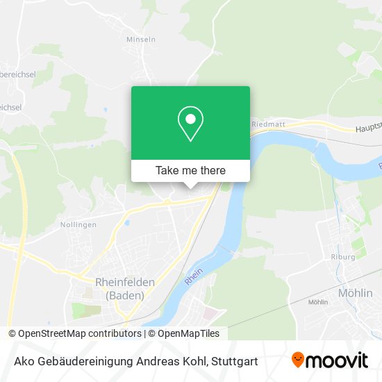 Ako Gebäudereinigung Andreas Kohl map