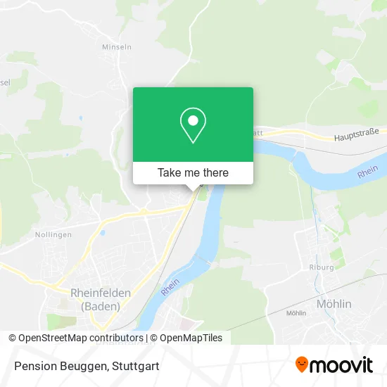 Карта Pension Beuggen
