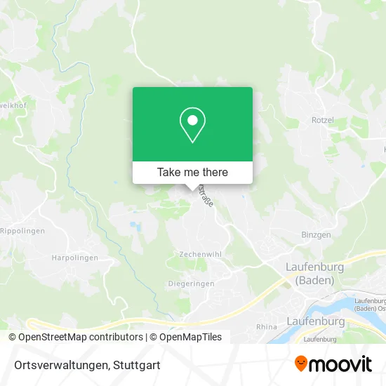 Карта Ortsverwaltungen