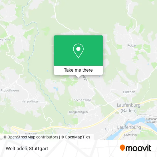 Карта Weltlädeli