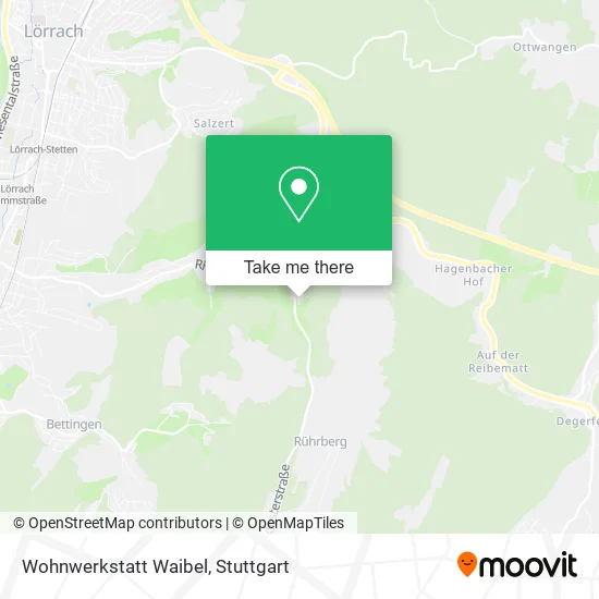 Карта Wohnwerkstatt Waibel
