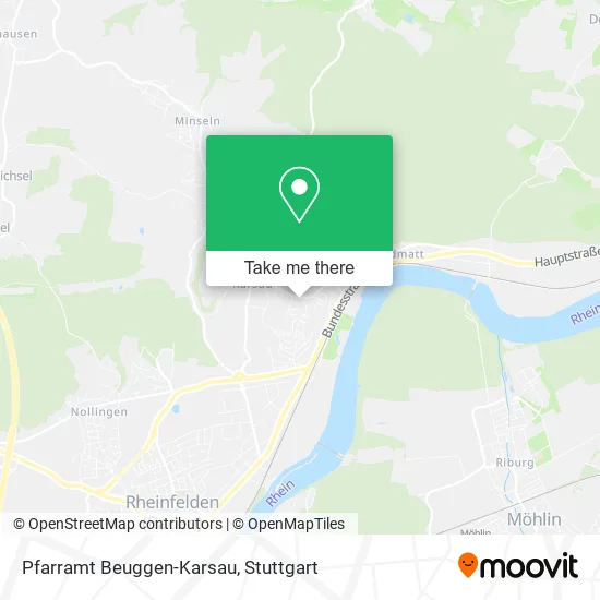 Карта Pfarramt Beuggen-Karsau