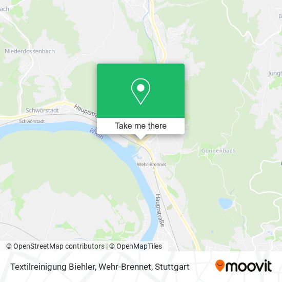 Textilreinigung Biehler, Wehr-Brennet map