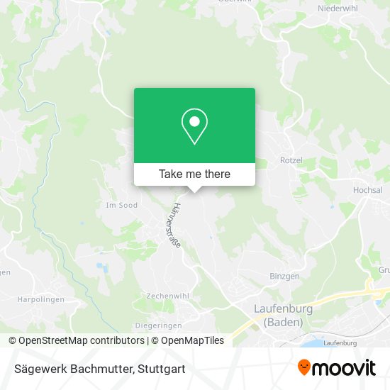 Sägewerk Bachmutter map