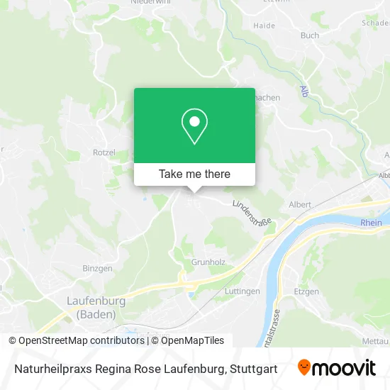Naturheilpraxs Regina Rose Laufenburg map