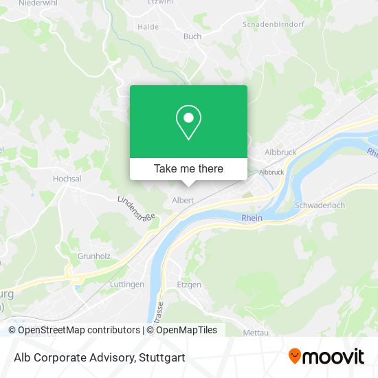 Alb Corporate Advisory map