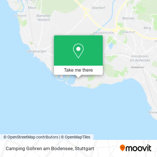 Карта Camping Gohren am Bodensee