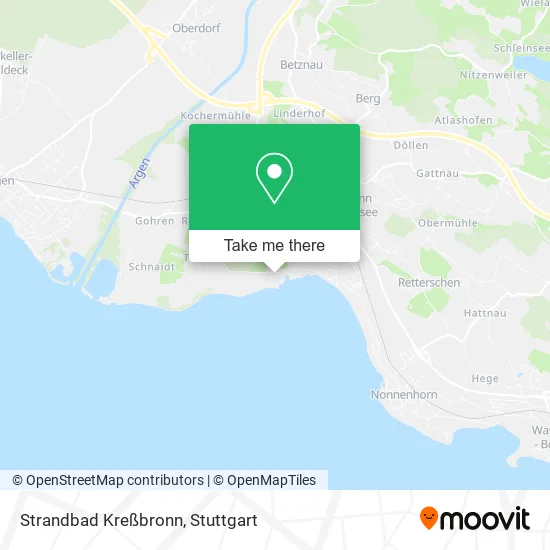 Карта Strandbad Kreßbronn