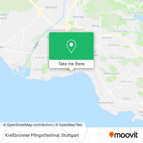 Kreßbronner Pfingstfestival map