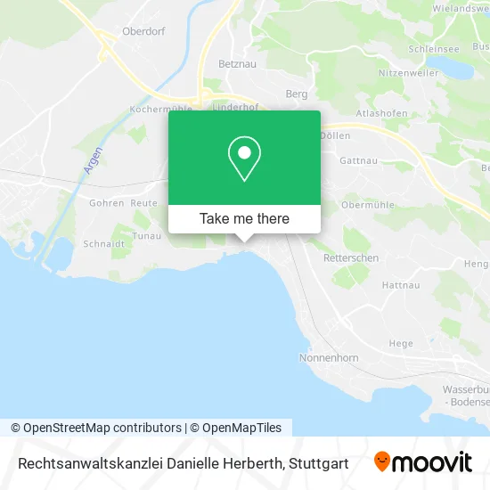 Карта Rechtsanwaltskanzlei Danielle Herberth