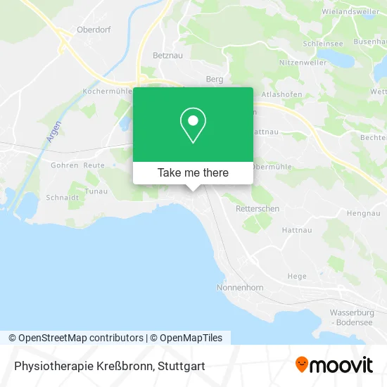 Карта Physiotherapie Kreßbronn