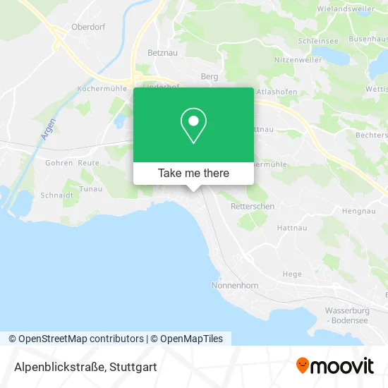 Карта Alpenblickstraße