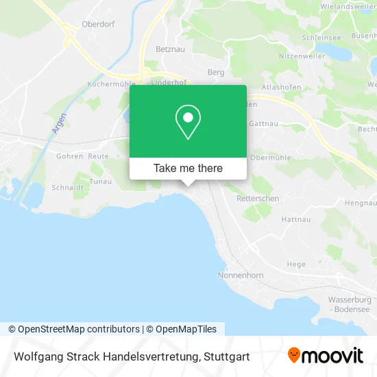 Карта Wolfgang Strack Handelsvertretung