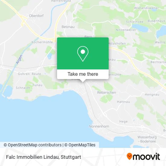 Карта Falc Immobilien Lindau