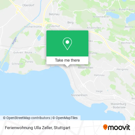 Карта Ferienwohnung Ulla Zeller