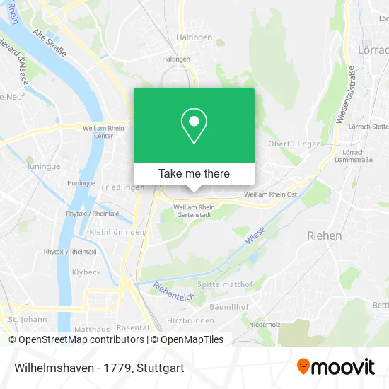 Карта Wilhelmshaven - 1779