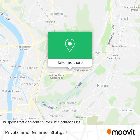 Карта Privatzimmer Grimmer