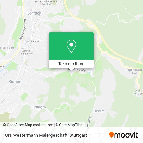 Urs Westermann Malergeschäft map