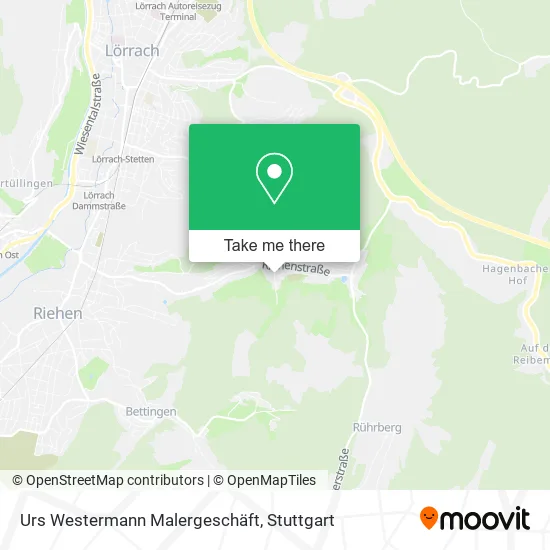 Карта Urs Westermann Malergeschäft