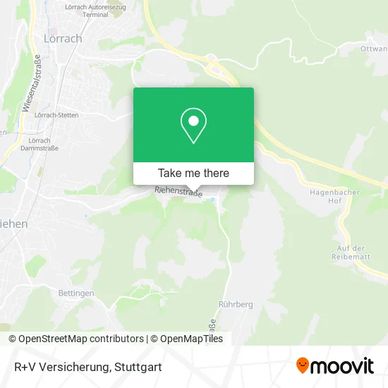 R+V Versicherung map
