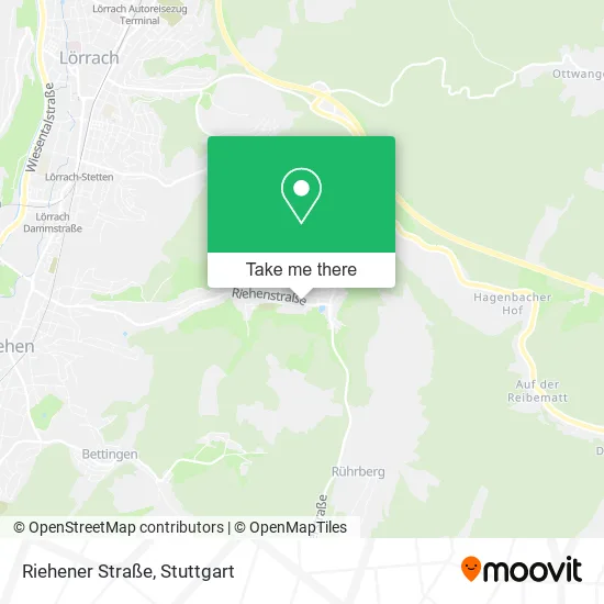Карта Riehener Straße