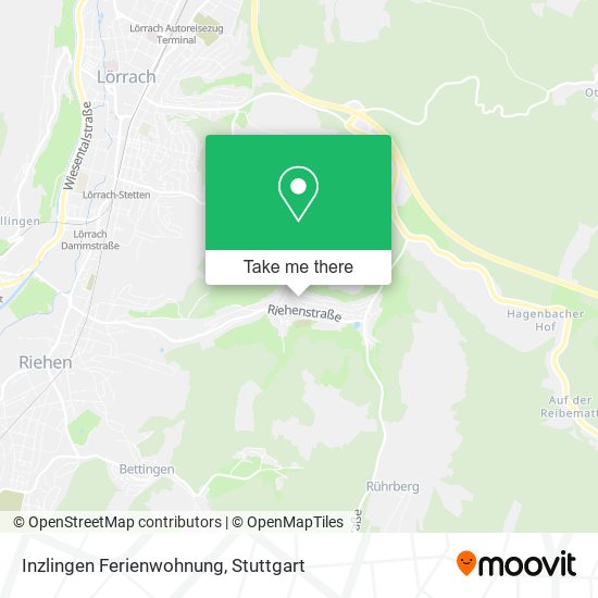 Inzlingen Ferienwohnung map