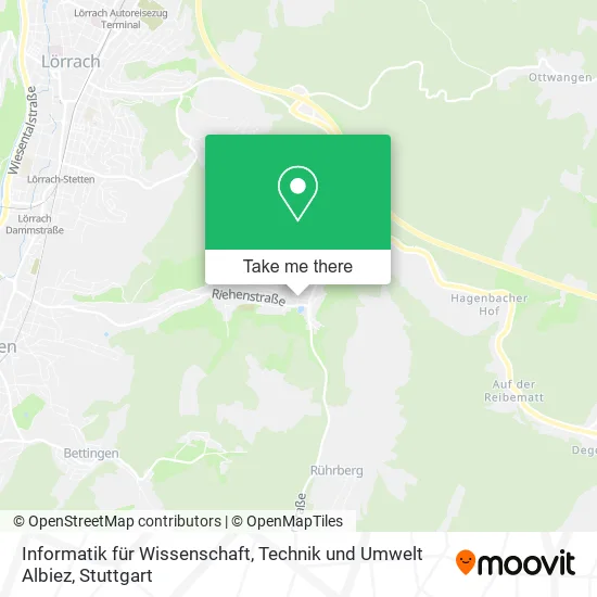 Карта Informatik für Wissenschaft, Technik und Umwelt Albiez