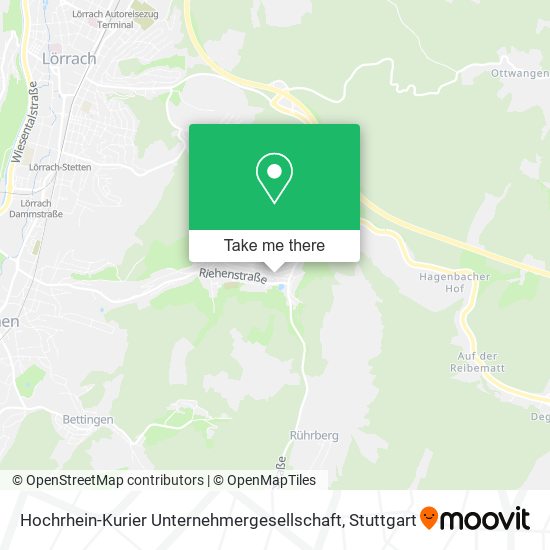 Hochrhein-Kurier Unternehmergesellschaft map