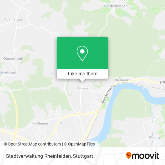Stadtverwaltung Rheinfelden map