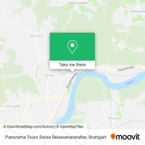 Карта Panorama Tours Swiss Reiseveranstalter